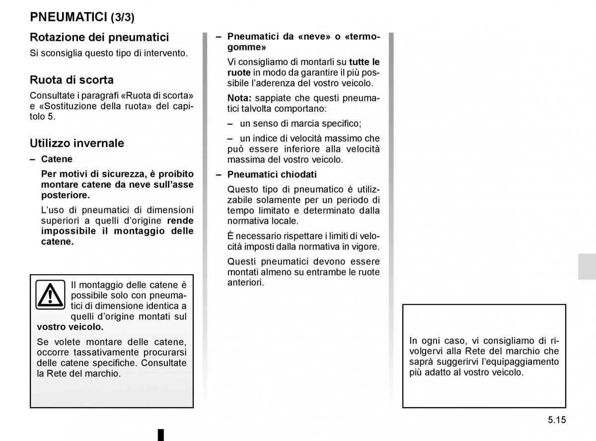 Renault Kangoo II 2 manuale del proprietario / page 201