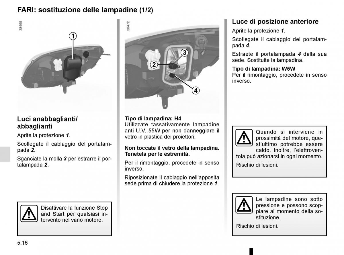 Renault Kangoo II 2 manuale del proprietario / page 202