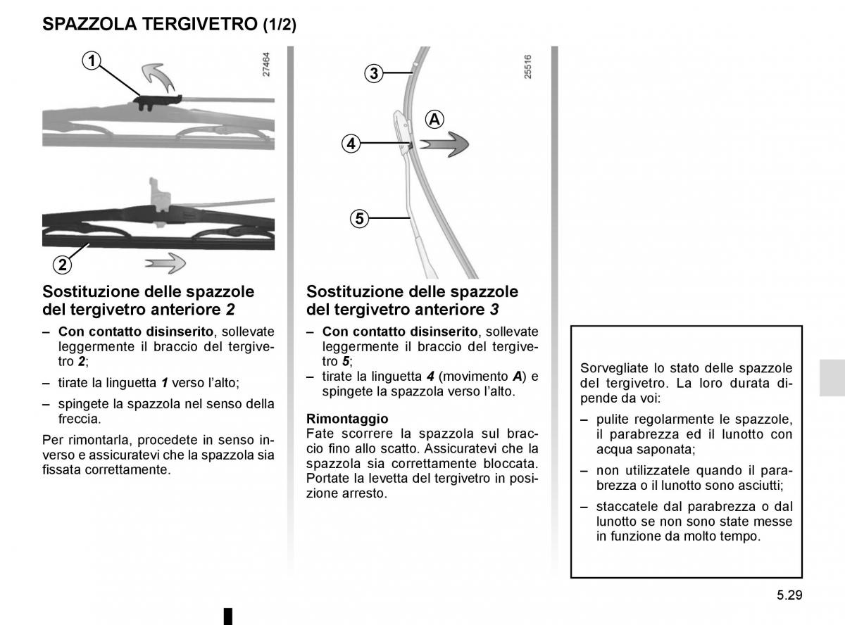 Renault Kangoo II 2 manuale del proprietario / page 215