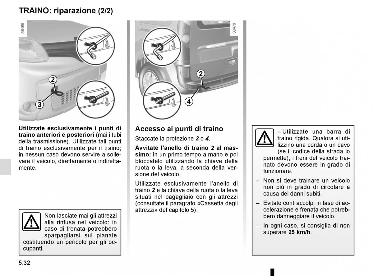 Renault Kangoo II 2 manuale del proprietario / page 218