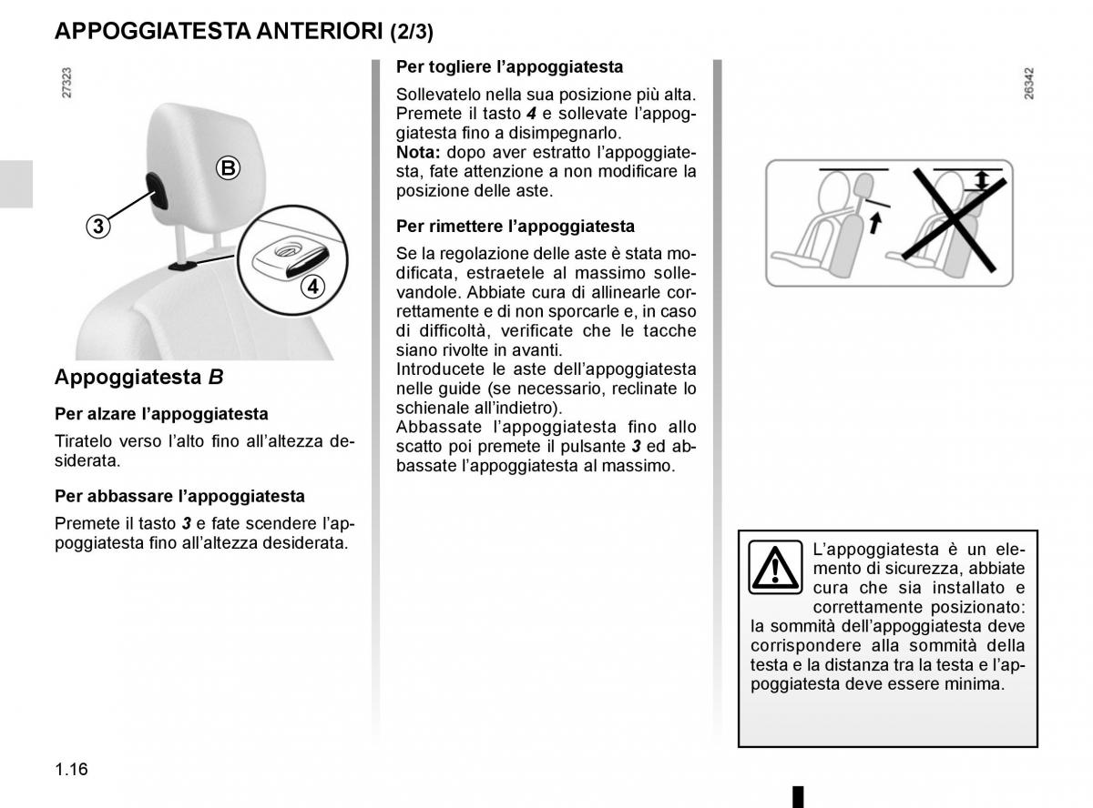 Renault Kangoo II 2 manuale del proprietario / page 22