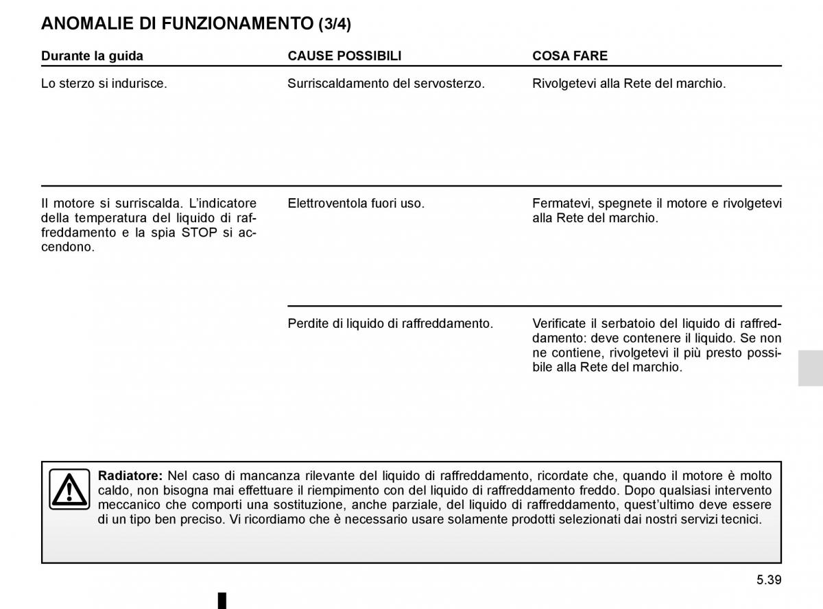 Renault Kangoo II 2 manuale del proprietario / page 225