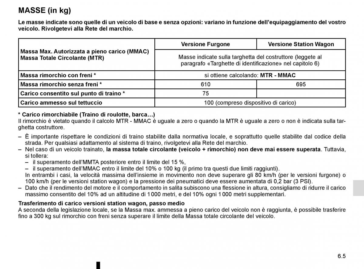 Renault Kangoo II 2 manuale del proprietario / page 231