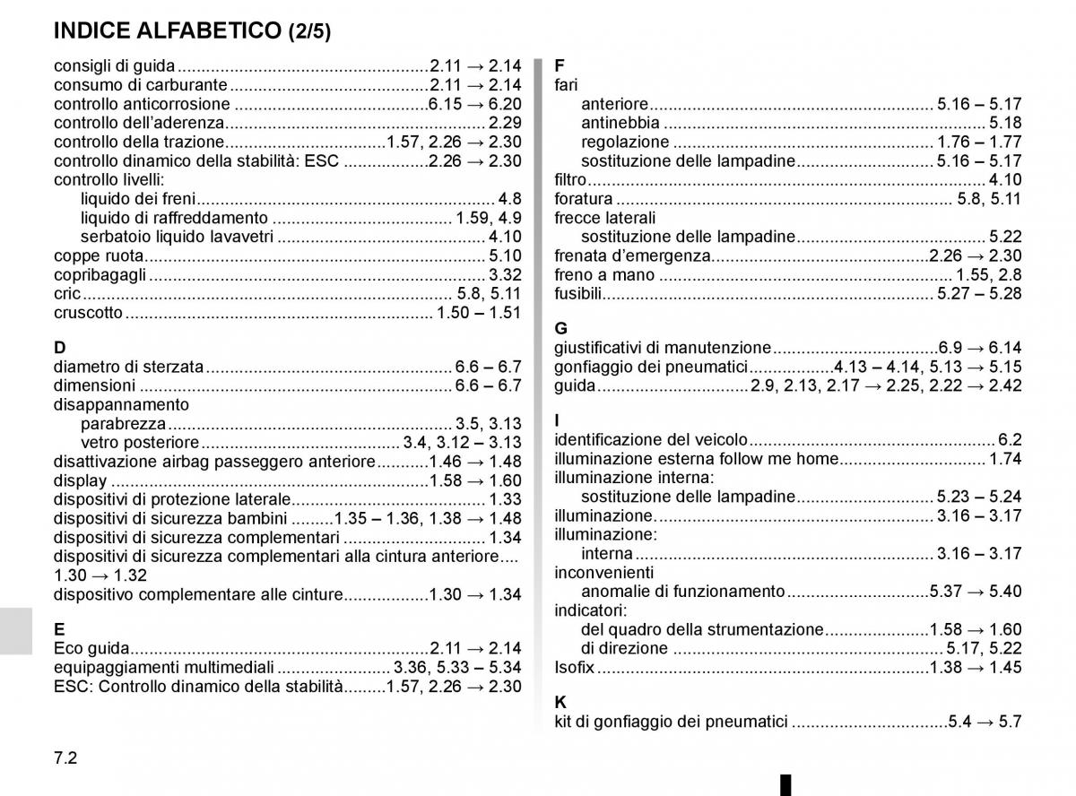 Renault Kangoo II 2 manuale del proprietario / page 248