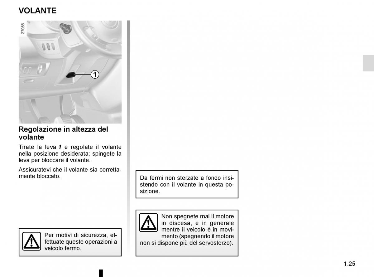 Renault Kangoo II 2 manuale del proprietario / page 31