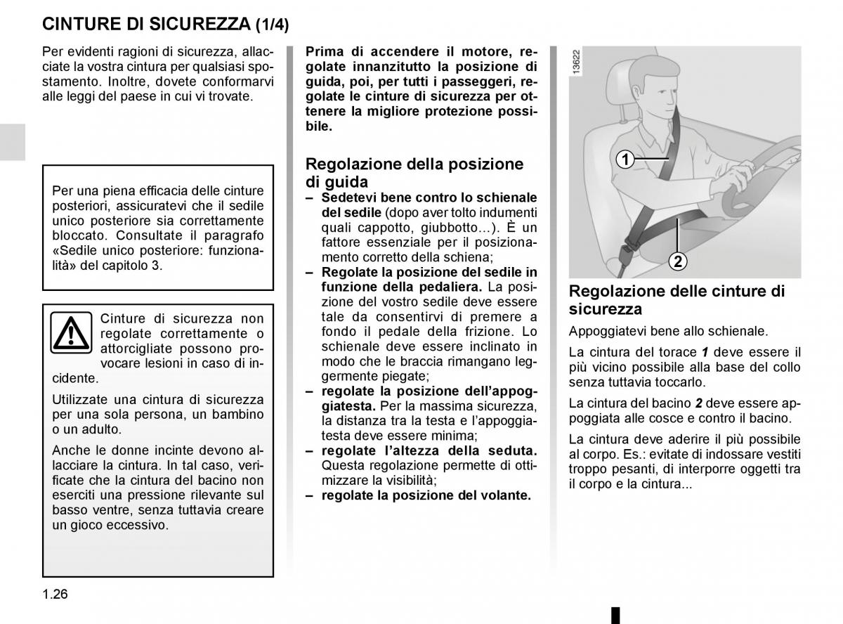 Renault Kangoo II 2 manuale del proprietario / page 32