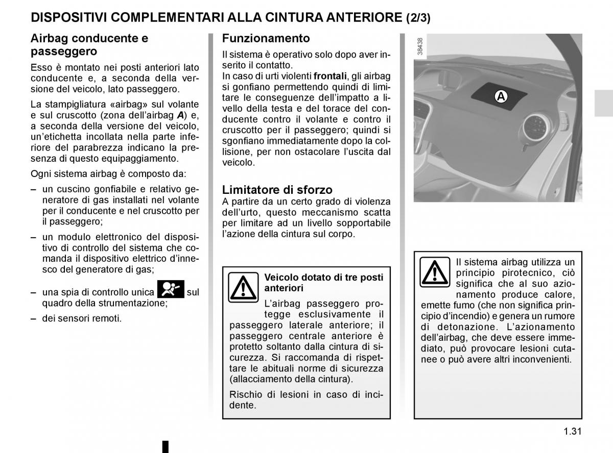 Renault Kangoo II 2 manuale del proprietario / page 37