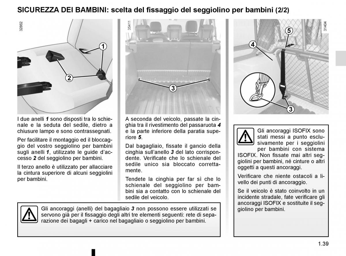 Renault Kangoo II 2 manuale del proprietario / page 45