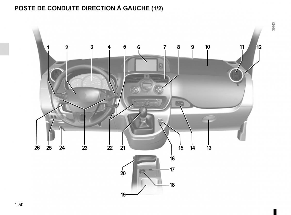 Renault Kangoo II 2 manuel du proprietaire / page 56