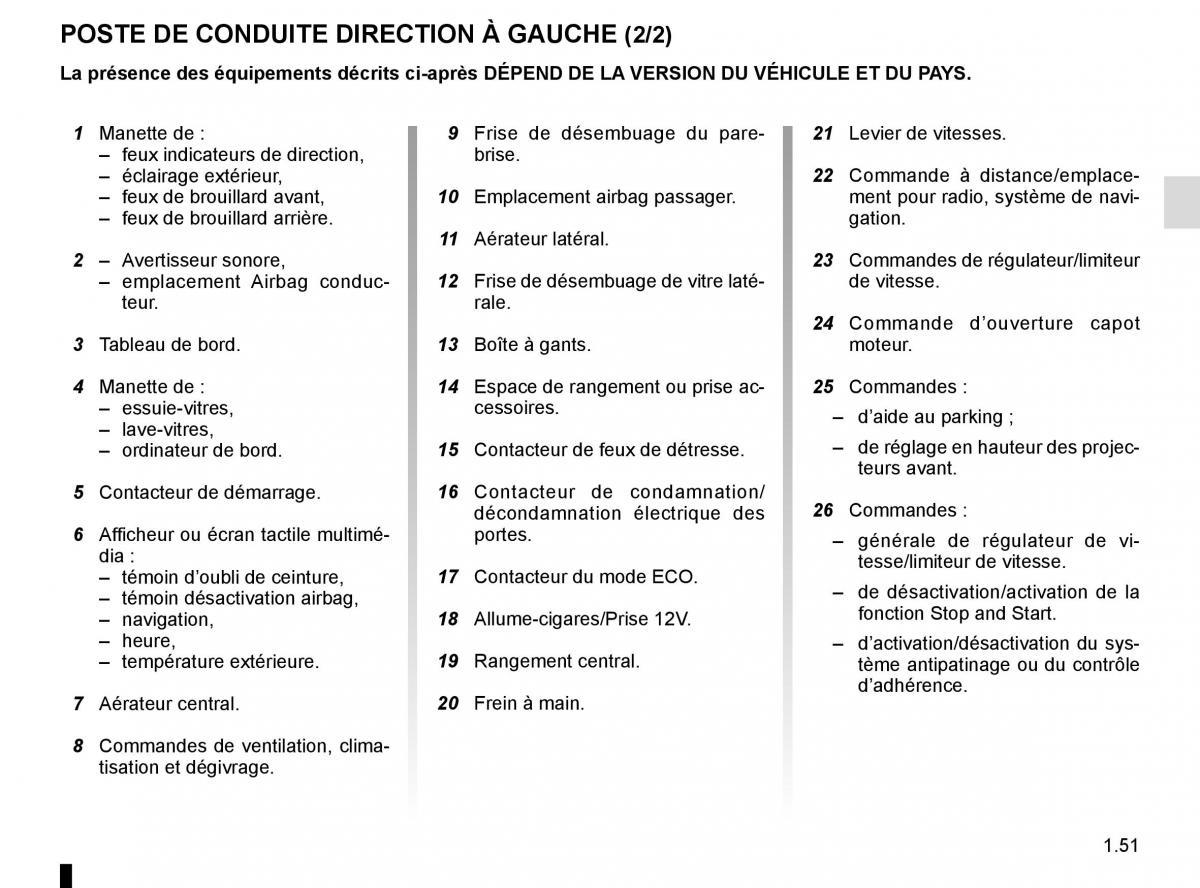 Renault Kangoo II 2 manuel du proprietaire / page 57