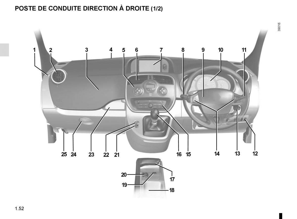 Renault Kangoo II 2 manuel du proprietaire / page 58