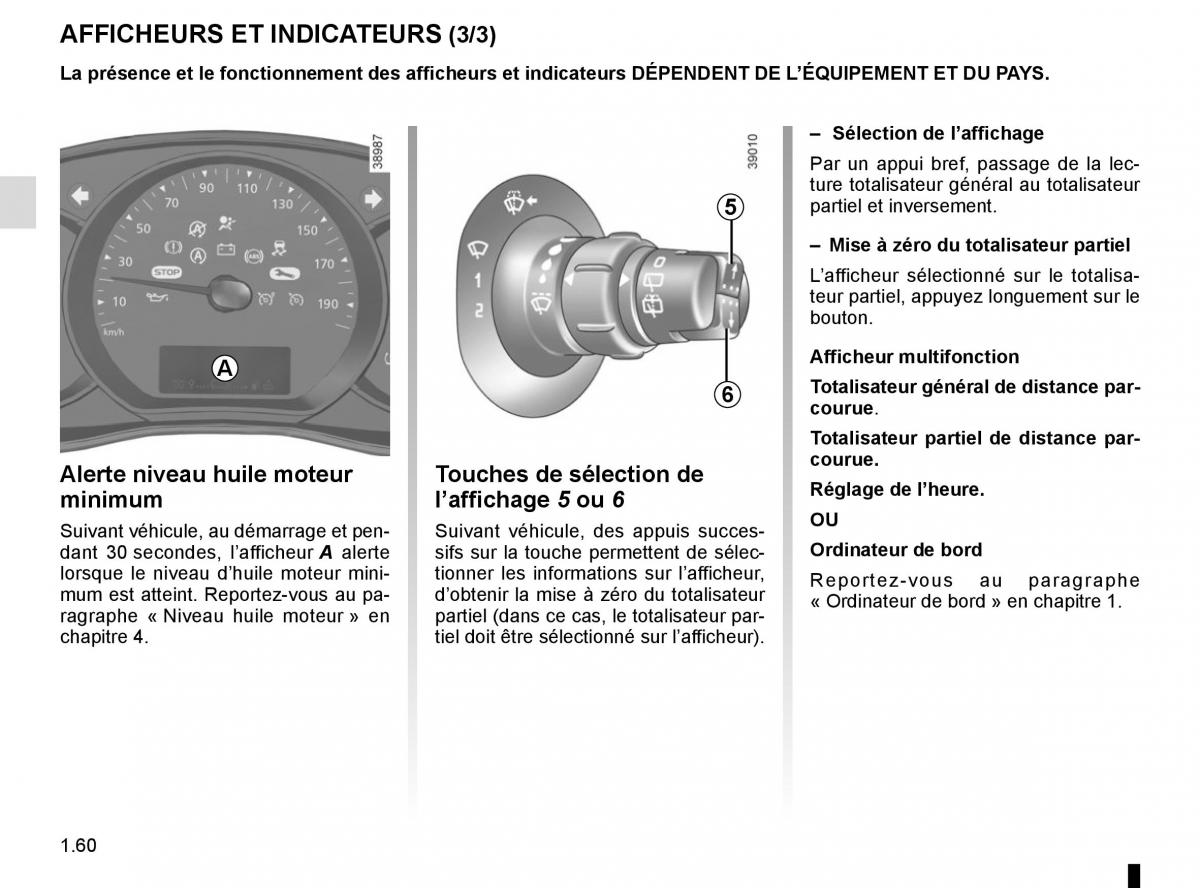 Renault Kangoo II 2 manuel du proprietaire / page 66