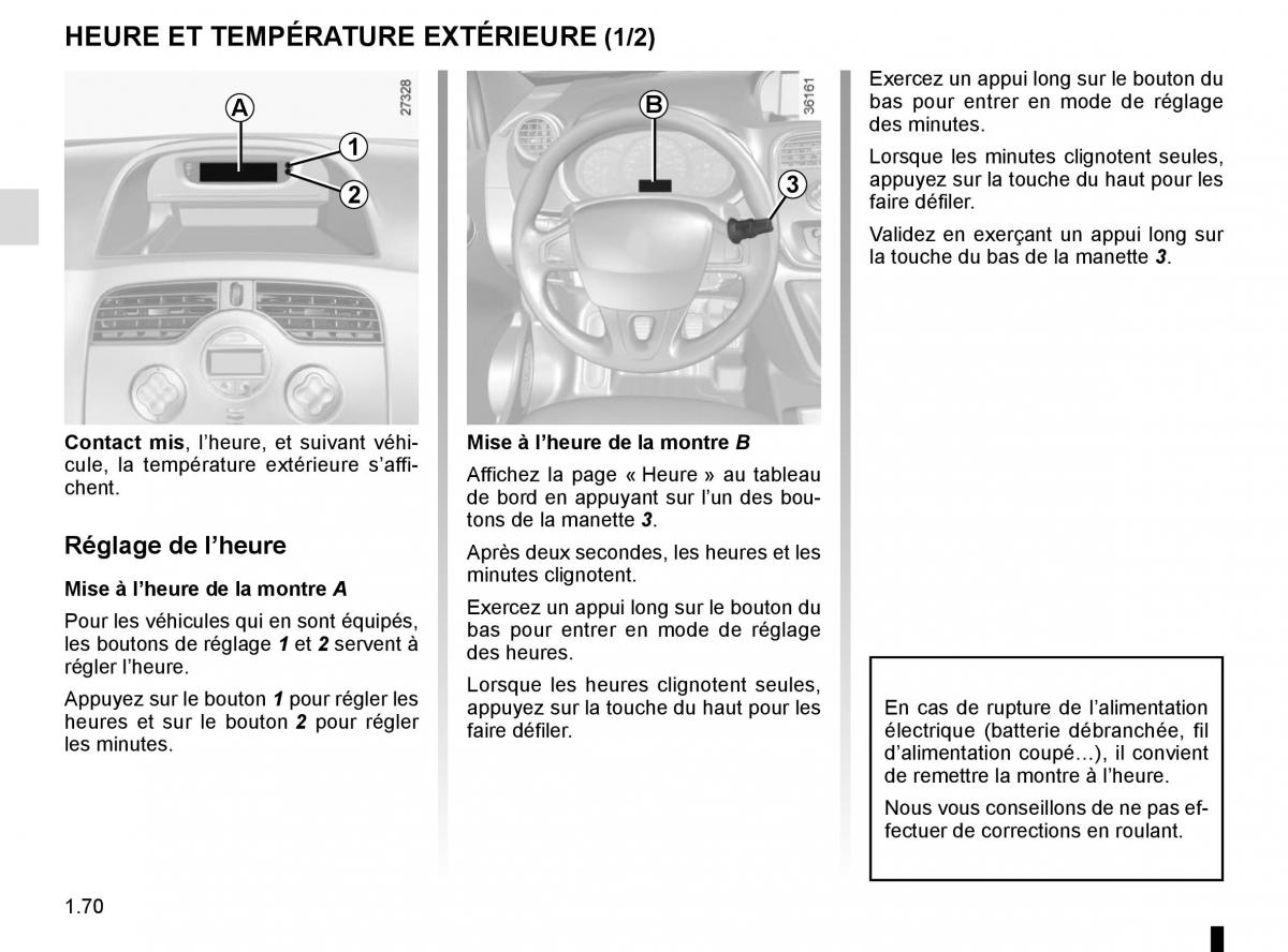 Renault Kangoo II 2 manuel du proprietaire / page 76