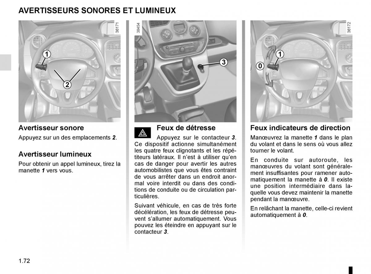 Renault Kangoo II 2 manuel du proprietaire / page 78