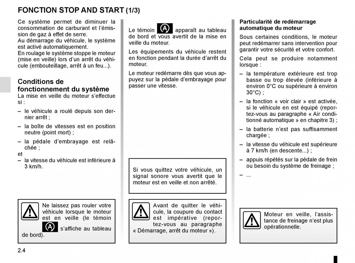 Renault Kangoo II 2 manuel du proprietaire / page 94