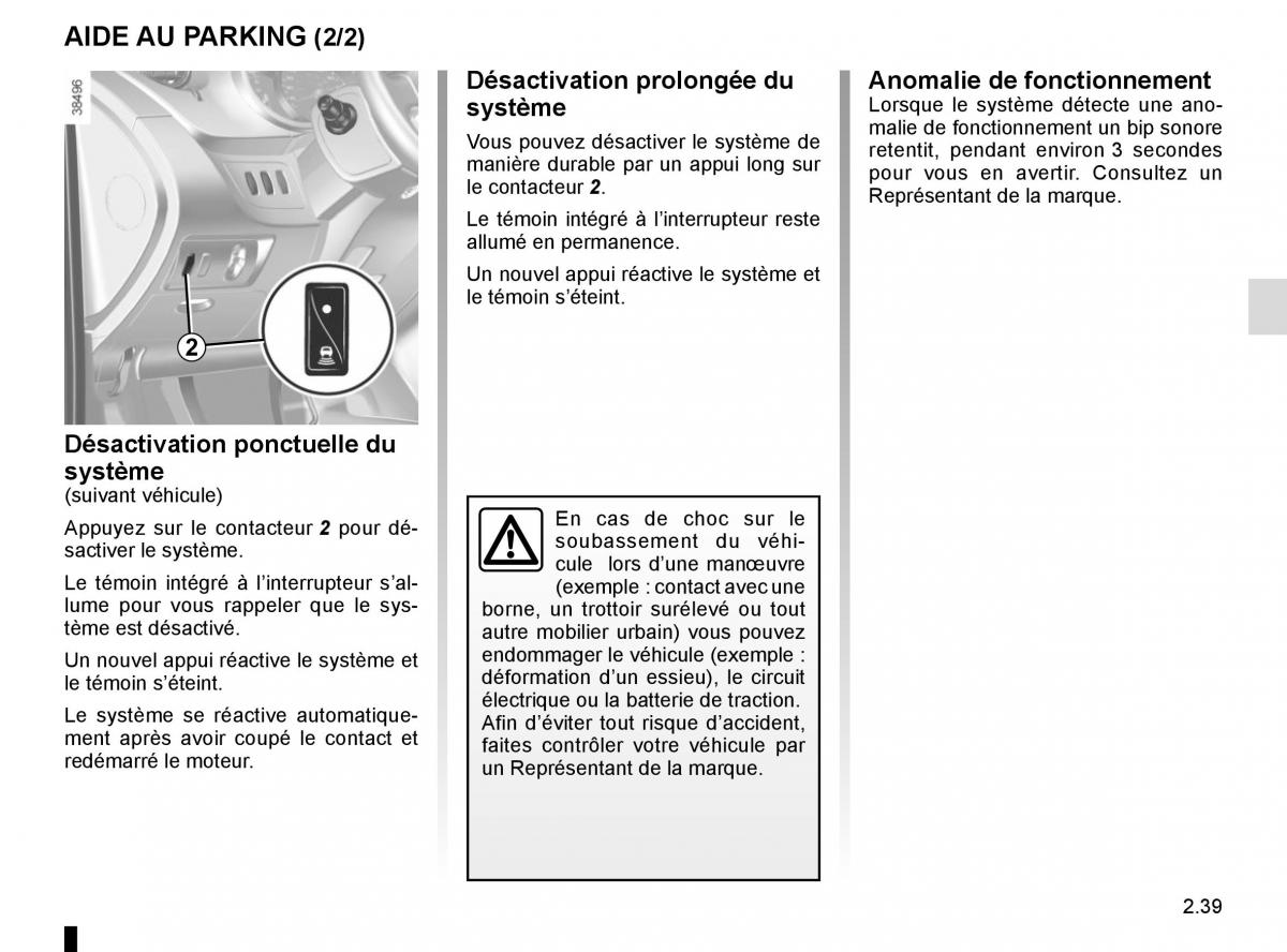 Renault Kangoo II 2 manuel du proprietaire / page 129