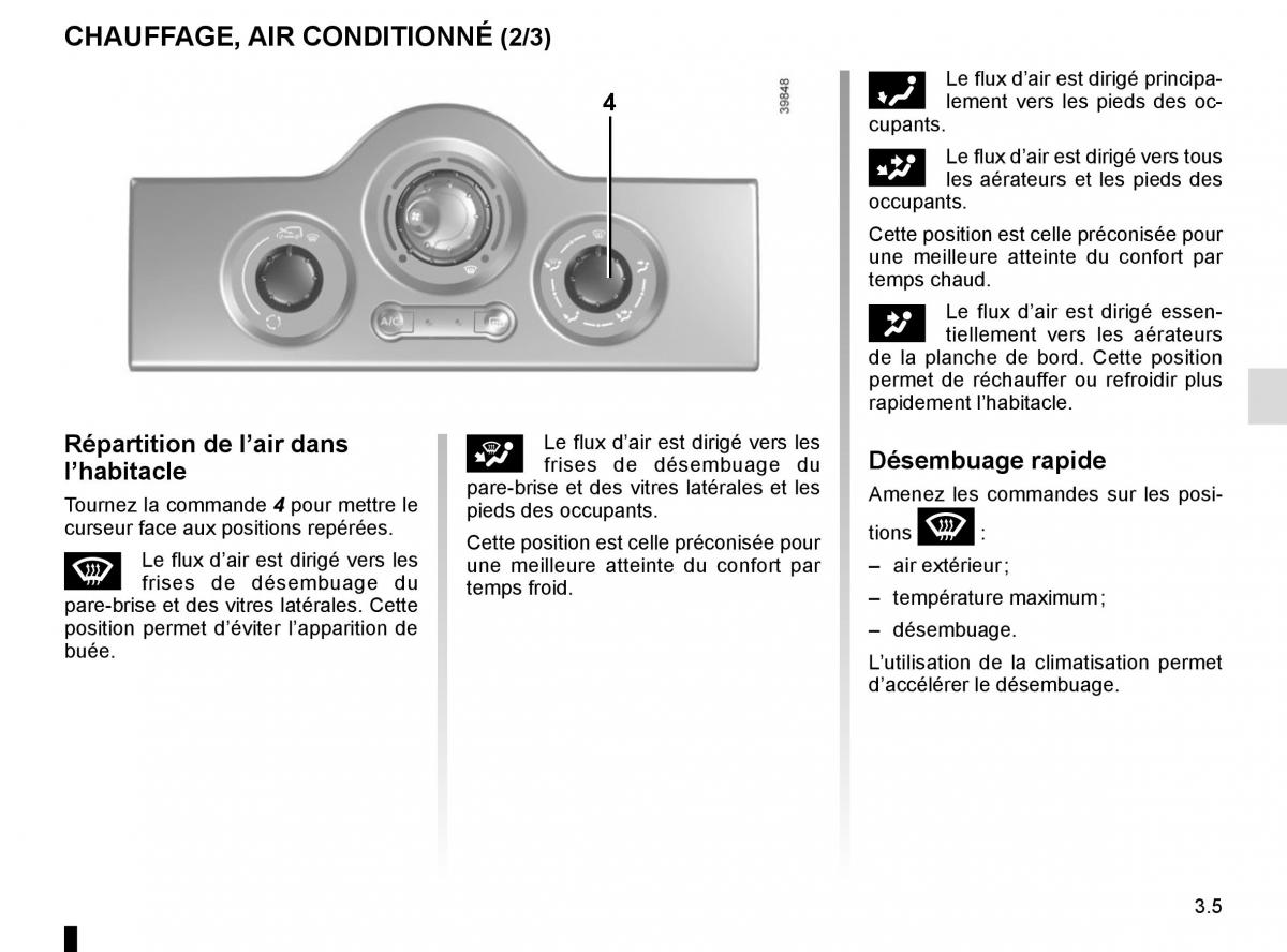 Renault Kangoo II 2 manuel du proprietaire / page 137