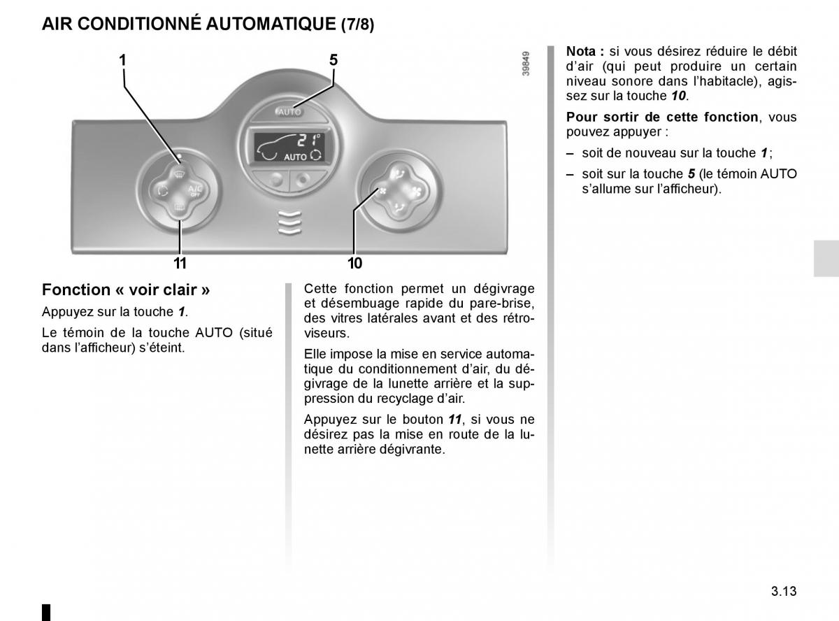 Renault Kangoo II 2 manuel du proprietaire / page 145