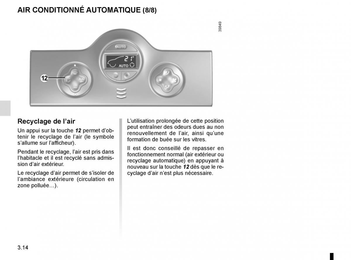 Renault Kangoo II 2 manuel du proprietaire / page 146