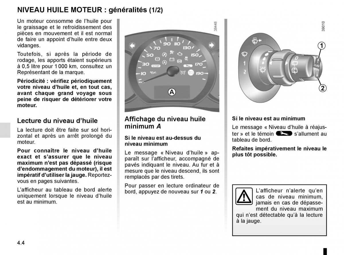 Renault Kangoo II 2 manuel du proprietaire / page 172