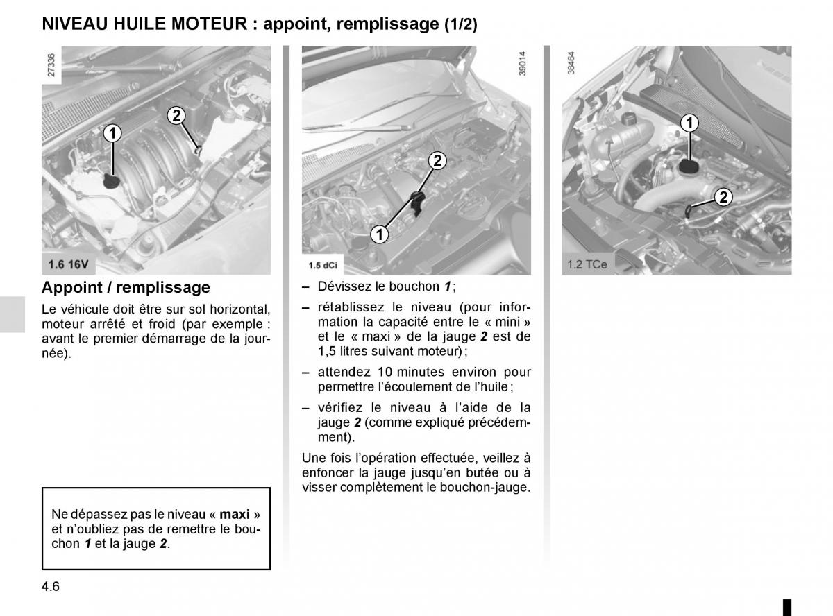 Renault Kangoo II 2 manuel du proprietaire / page 174