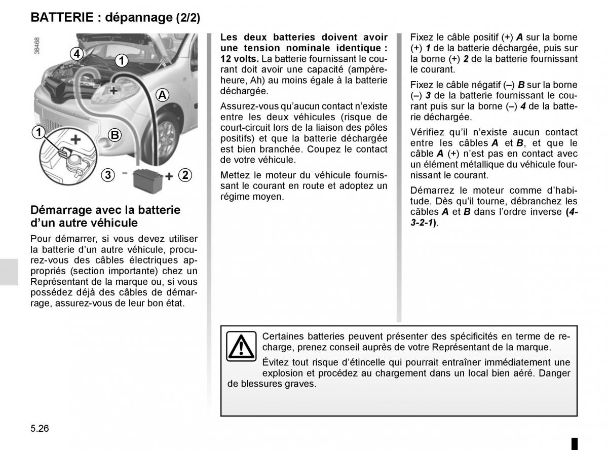 Renault Kangoo II 2 manuel du proprietaire / page 212