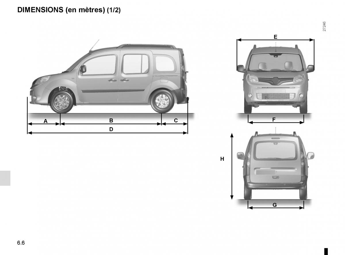 Renault Kangoo II 2 manuel du proprietaire / page 232