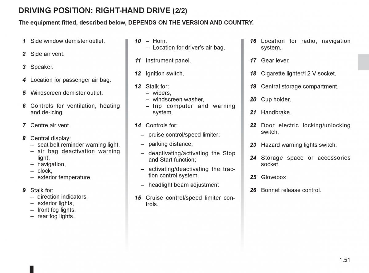 Renault Kangoo II 2 owners manual / page 57