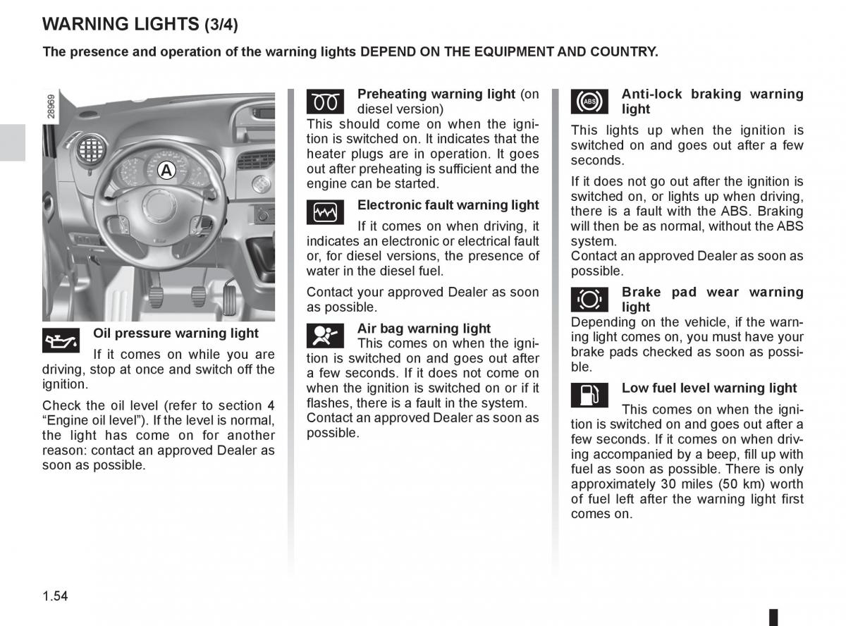 Renault Kangoo II 2 owners manual / page 60