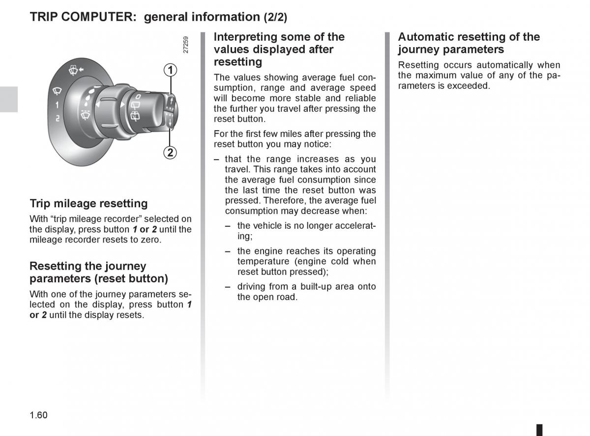 Renault Kangoo II 2 owners manual / page 66