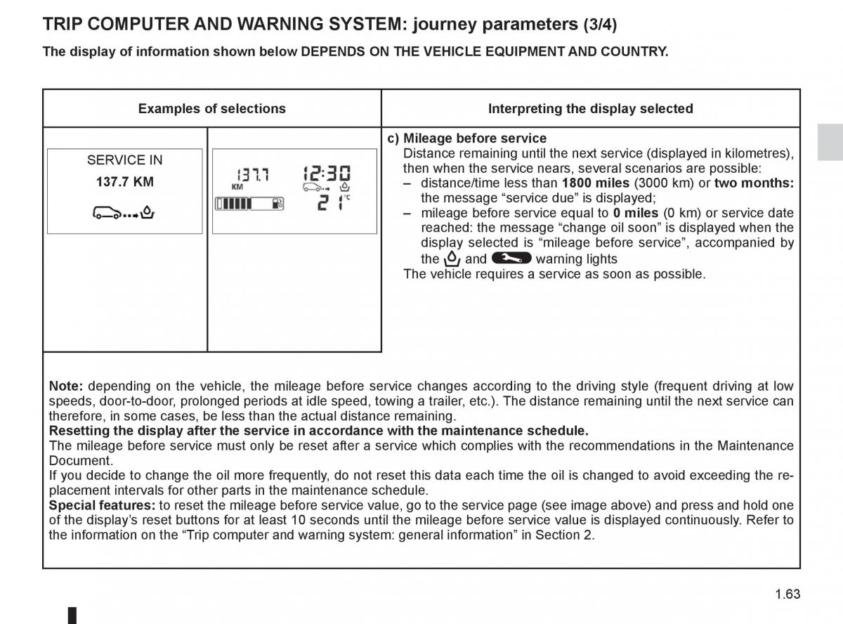 Renault Kangoo II 2 owners manual / page 69