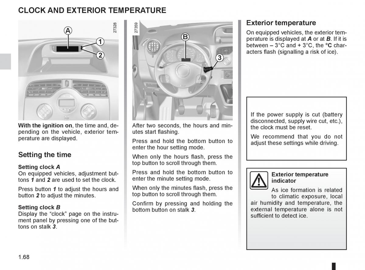 Renault Kangoo II 2 owners manual / page 74