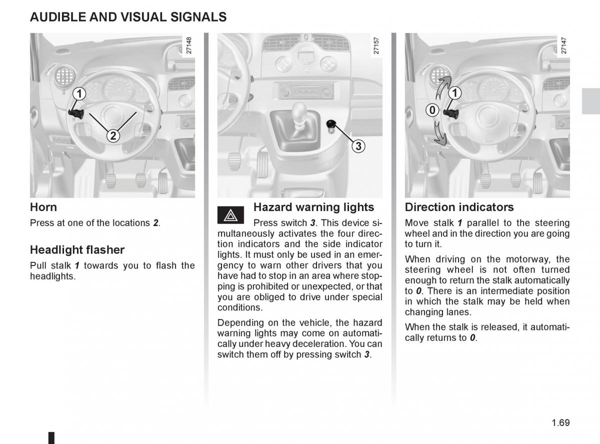 Renault Kangoo II 2 owners manual / page 75