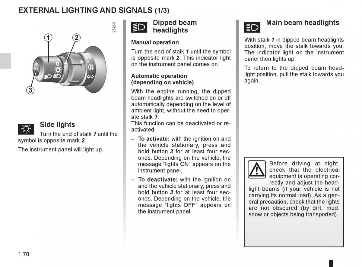 Renault Kangoo II 2 owners manual / page 76