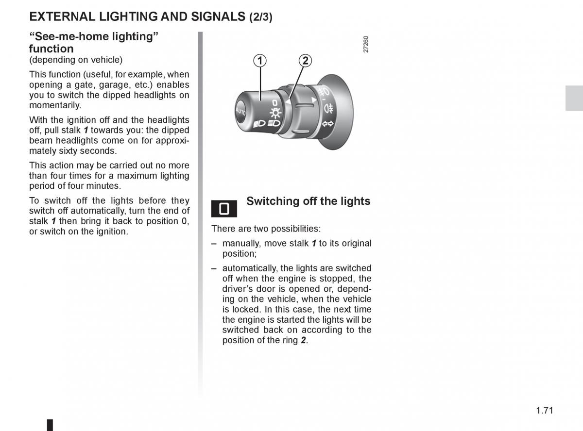 Renault Kangoo II 2 owners manual / page 77