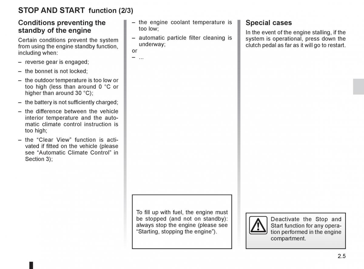 Renault Kangoo II 2 owners manual / page 91