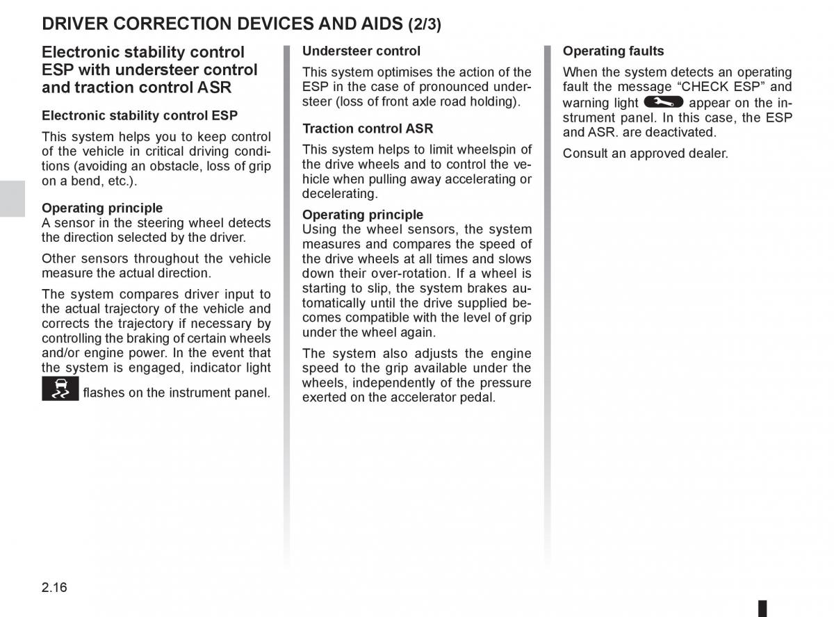 Renault Kangoo II 2 owners manual / page 102