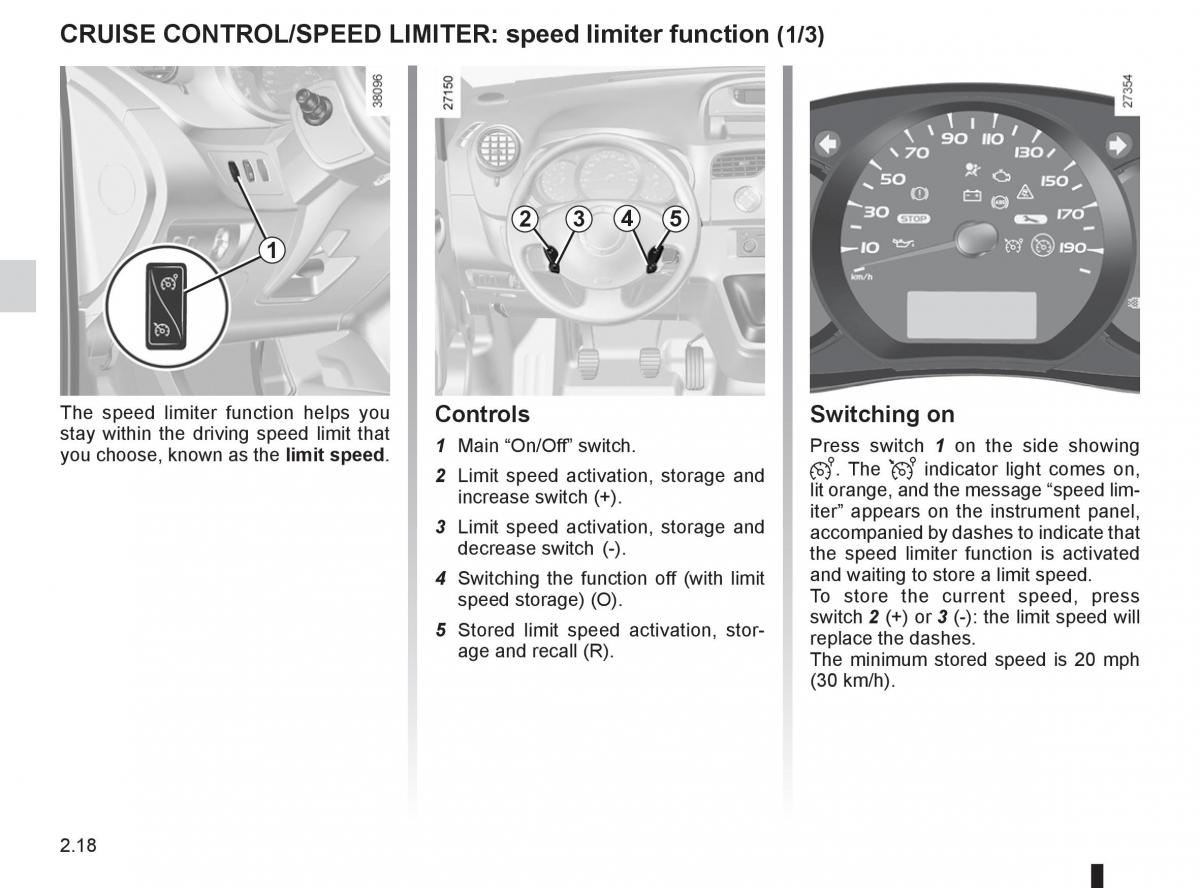 Renault Kangoo II 2 owners manual / page 104