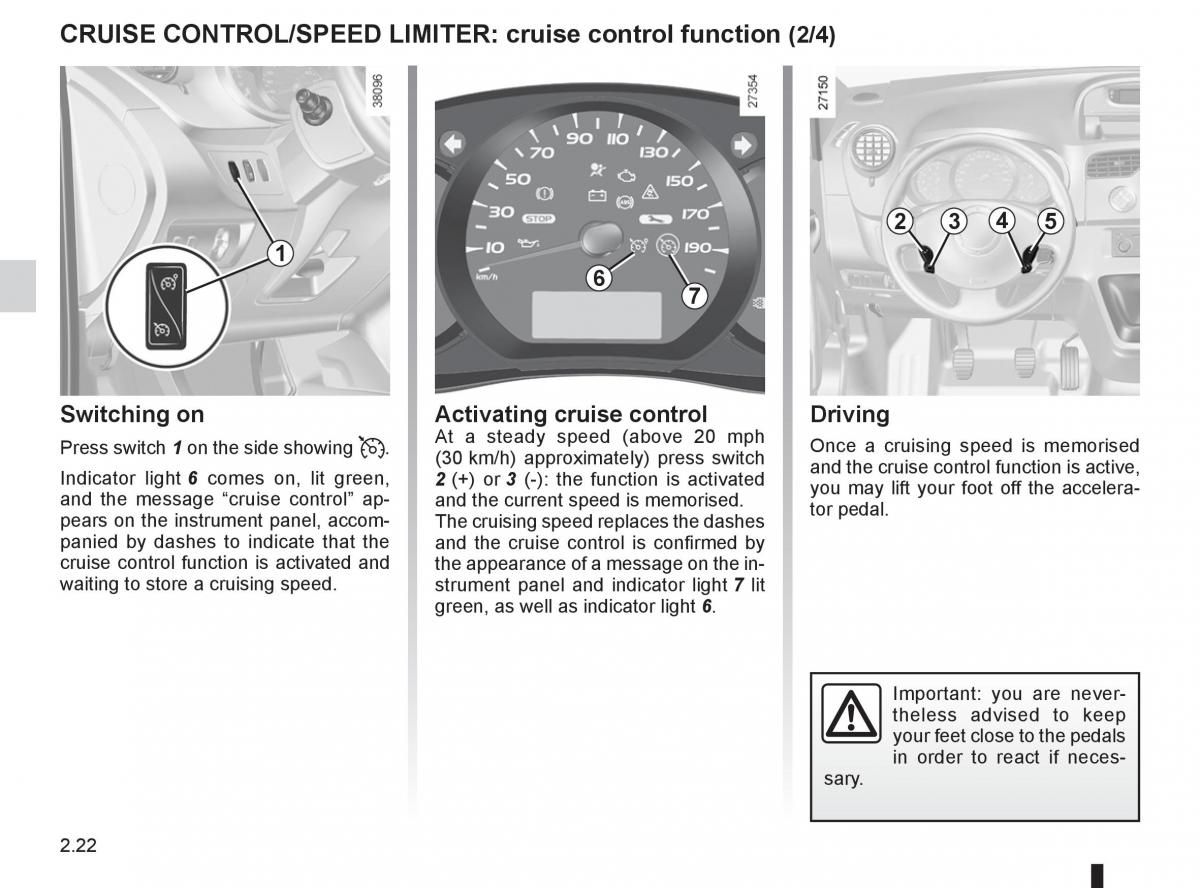 Renault Kangoo II 2 owners manual / page 108