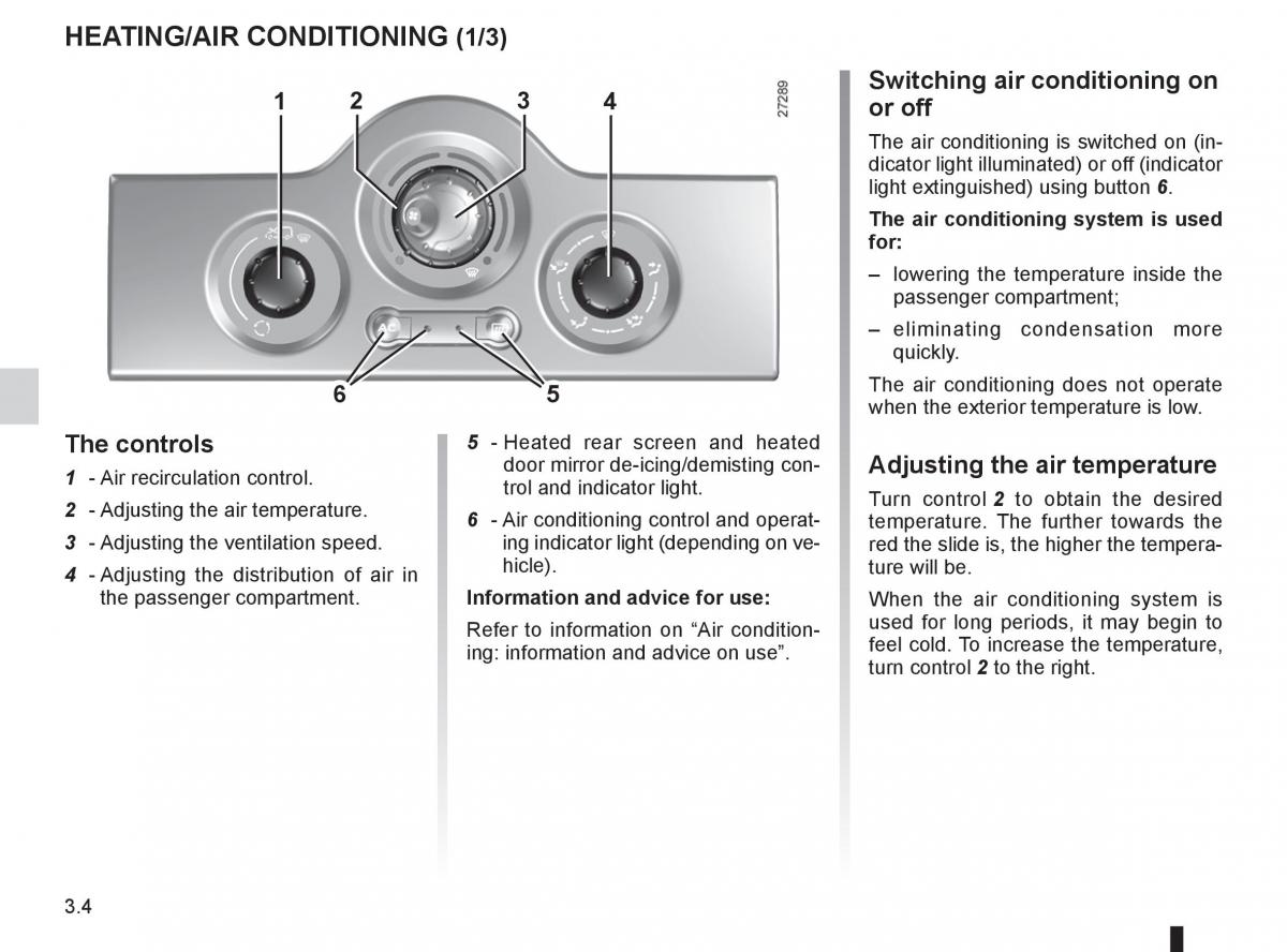 Renault Kangoo II 2 owners manual / page 120