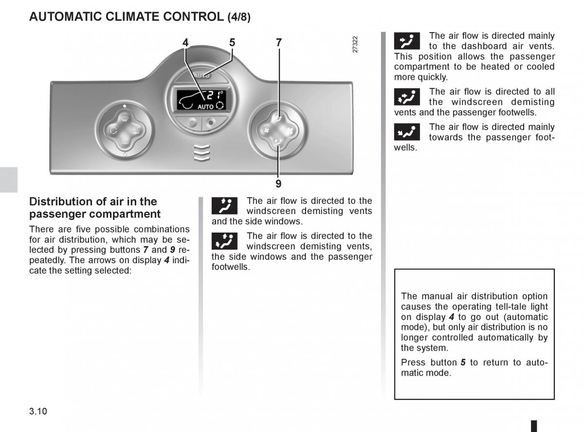 Renault Kangoo II 2 owners manual / page 126