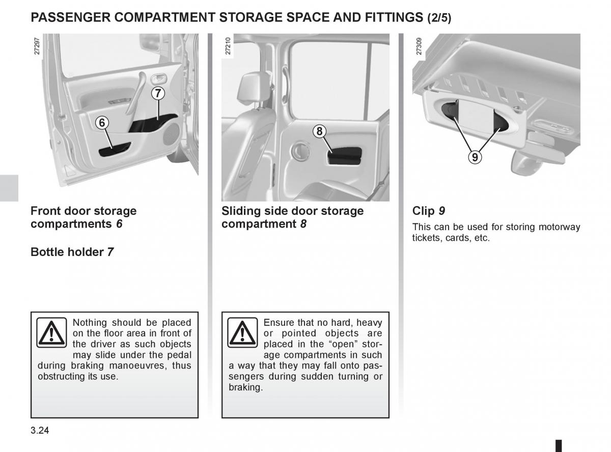 Renault Kangoo II 2 owners manual / page 140