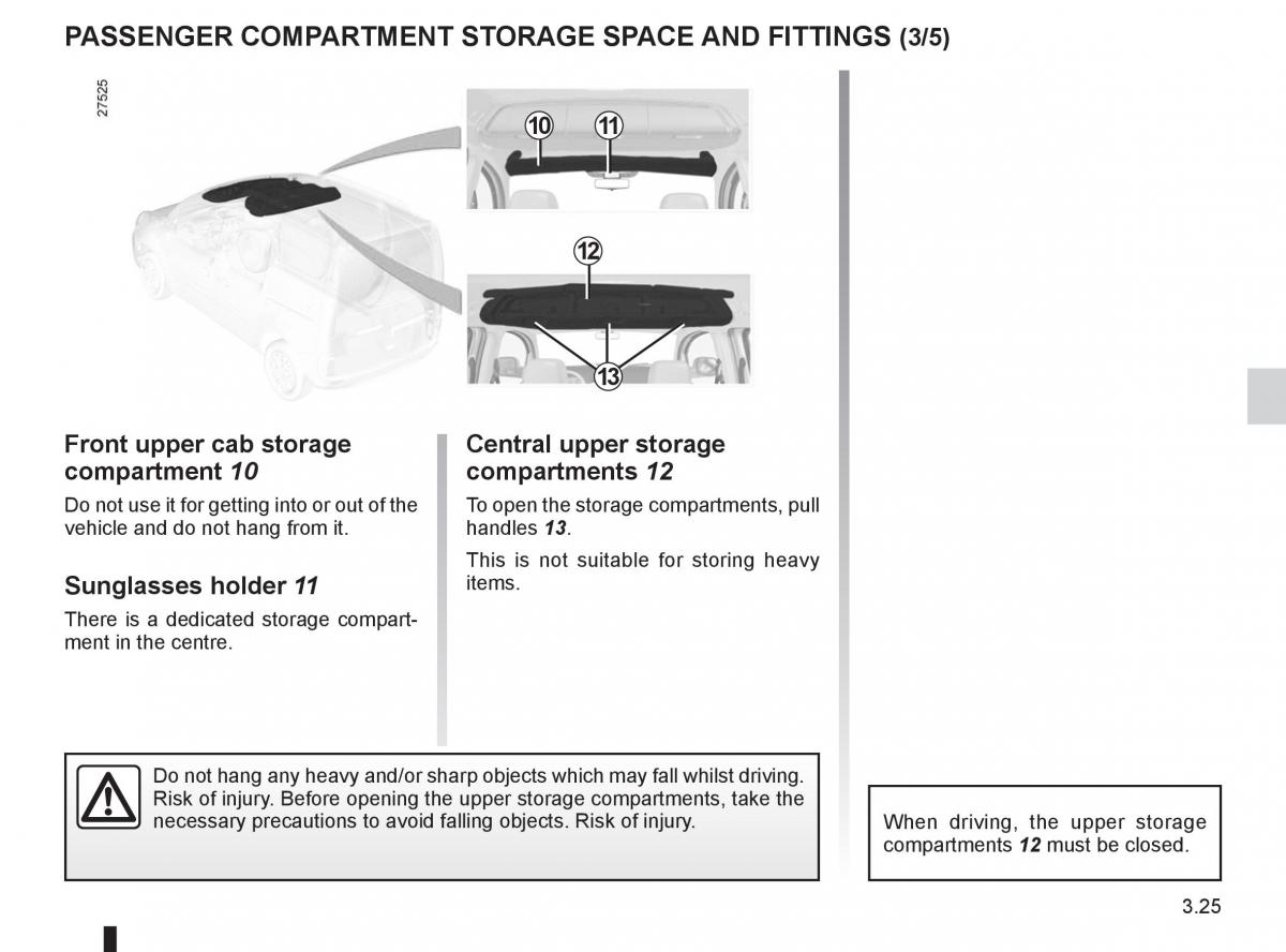 Renault Kangoo II 2 owners manual / page 141