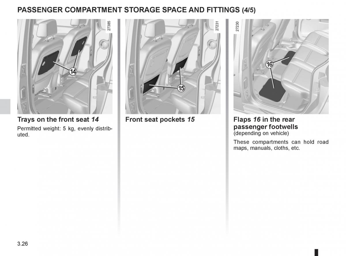 Renault Kangoo II 2 owners manual / page 142