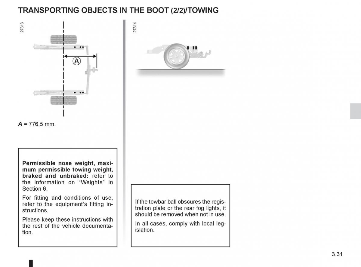 Renault Kangoo II 2 owners manual / page 147