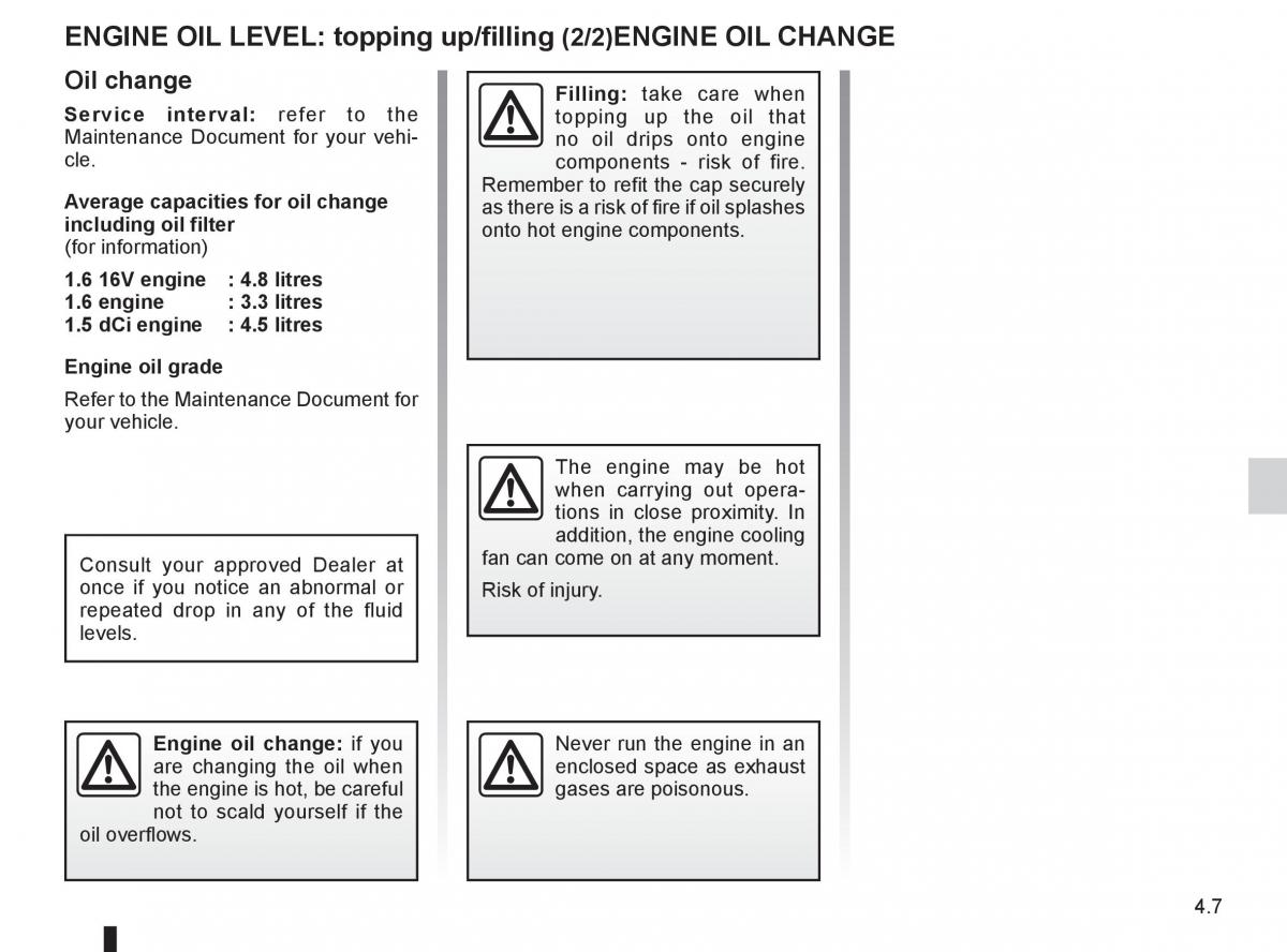 Renault Kangoo II 2 owners manual / page 159