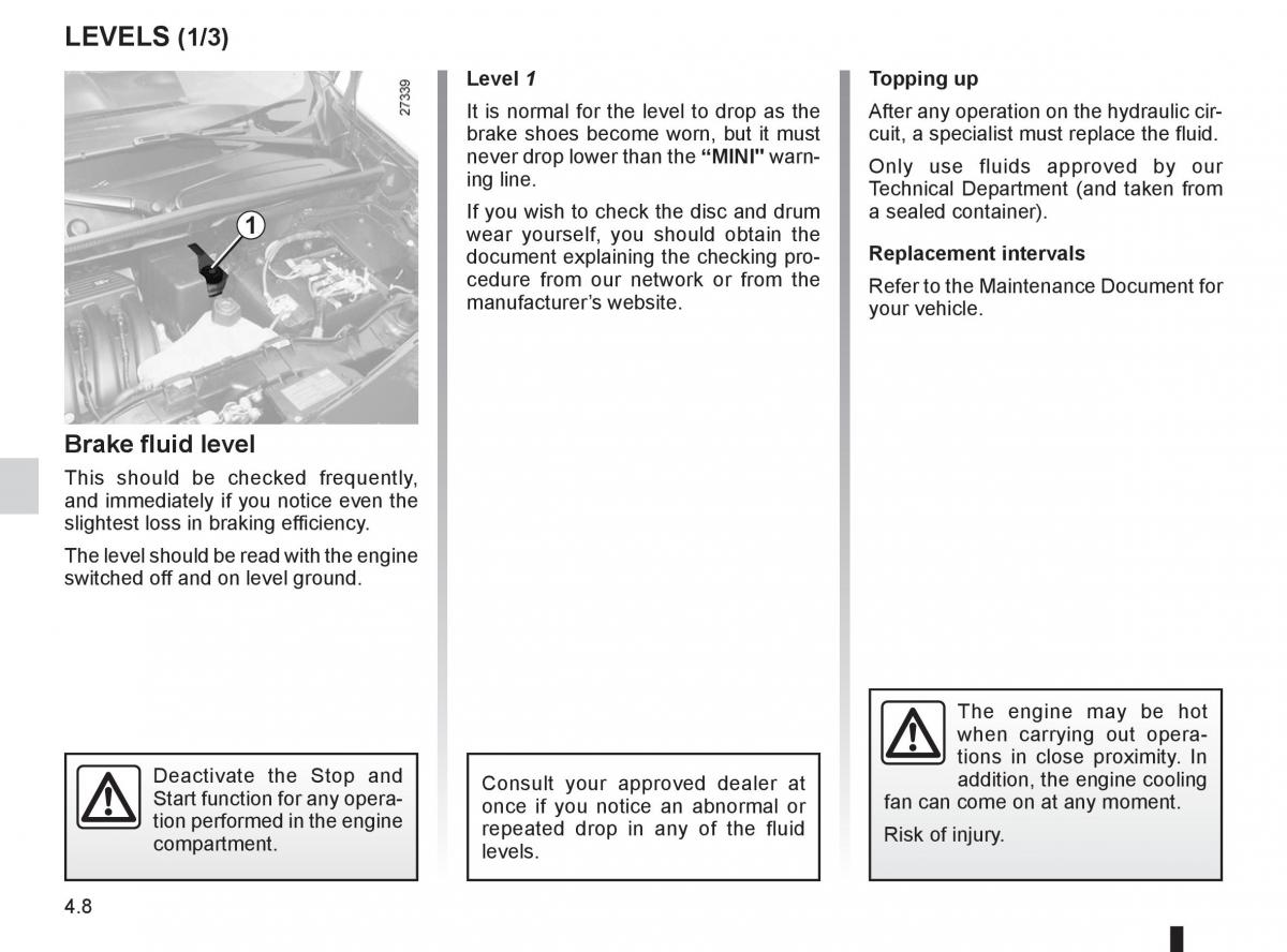 Renault Kangoo II 2 owners manual / page 160