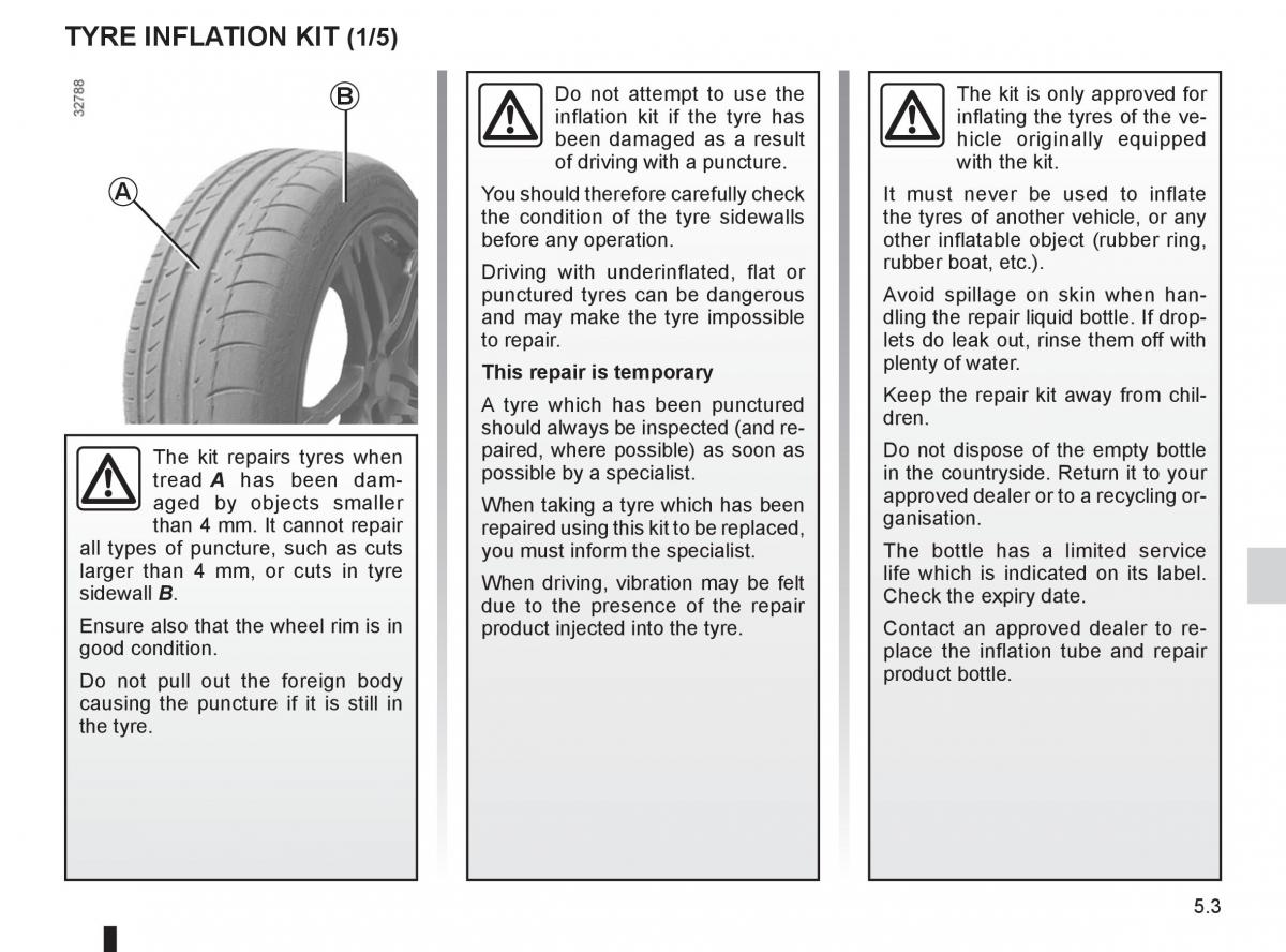 Renault Kangoo II 2 owners manual / page 173