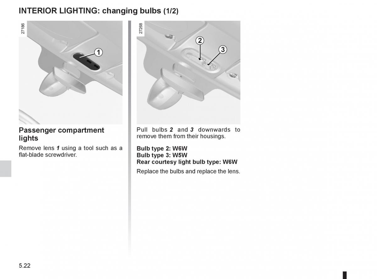 Renault Kangoo II 2 owners manual / page 192