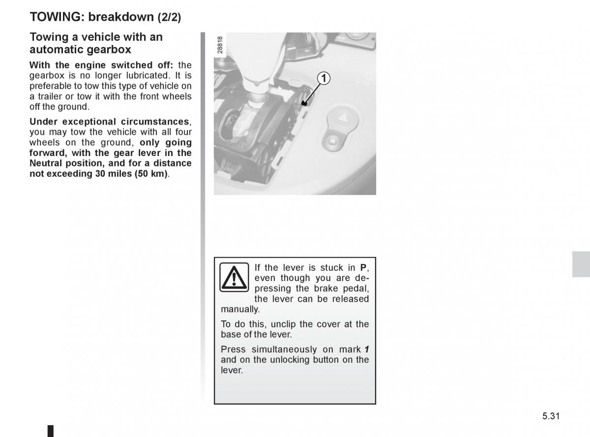 Renault Kangoo II 2 owners manual / page 201